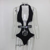 Sexy Women One Piece Swimwear Beach sets Lace Up Mesh - Verzatil 