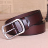 Leather belt buckle male pure leather belt young men's belt all-match - Verzatil 