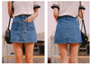 Denim (Jeans) Skirt High Waist - Women's Bottom - Verzatil 