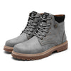 High top British leather boots Shoes - Verzatil 