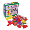 125 Pieces Wooden Children Intellectual Geometric Shapes - Verzatil 