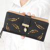 New fashion ladies dress eighty percent off pierced Hand Bag Wallet Purse leaves students mobile phone bag - Verzatil 