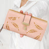 New fashion ladies dress eighty percent off pierced Hand Bag Wallet Purse leaves students mobile phone bag - Verzatil 