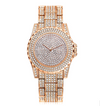 Fashion Bling Casual Ladies Female Quartz Gold Watch Crystal Diamond - Verzatil 