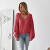 Autumn and winter women's halter loose sweater top - Verzatil 