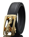 Men Automatic Buckle Leather Belts - Verzatil 