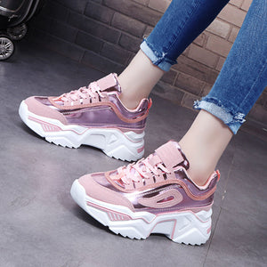 Women Platform Chunky Sneakers - Women's shoes - Verzatil 