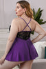 Lace See-Through Plus Size Chemise