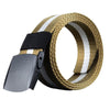 Canvas Belt Men Automatic Buckle Outdoor - Verzatil 