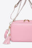 PU Leather Tassel Crossbody Bag