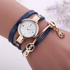 Long-chain thin strap watch quartz watch Three-ring winding bracelet watch - Verzatil 