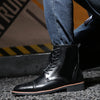 Plus size British style men's boots leather boots men's shoes - Boots Shoes - Verzatil 