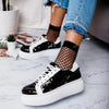 Color sequined muffin platform shoes - Women's shoes - Verzatil 