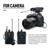 Wireless Microphone With Monitor Lavalier Camera Radio Microphone SLR Interview Recording - Verzatil 