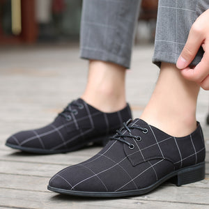 Canvas leather Shoes - Verzatil 