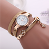 Long-chain thin strap watch quartz watch Three-ring winding bracelet watch - Verzatil 