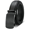 Auto buckle leather leather belt for men - Verzatil 