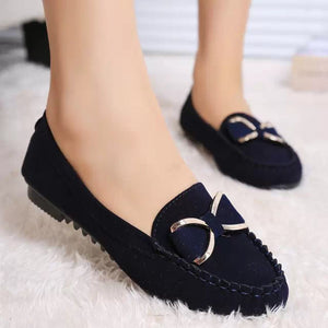 Peas shoes flat shoes bowknot - Women's shoes - Verzatil 