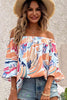 Printed Off-Shoulder Blouse