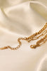 18K Gold Plated Layered Chain Necklace