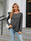 Round Neck Long Sleeve T-Shirt