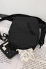 Wide Strap Polyester Crossbody Bag