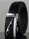 Men Automatic Buckle Leather Belts - Verzatil 