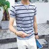 Casual striped Men's T-shirt - Verzatil 