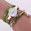 Long-chain thin strap watch quartz watch Three-ring winding bracelet watch - Verzatil 