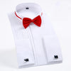 Swallowtail Dress French Cufflink Shirt Men ( bow not included ) - Verzatil 