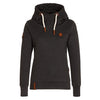 Hooded fleece sweater coat - Verzatil 