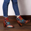 Vintage boots with chunky heels - Women's Shoes - Verzatil 