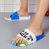 Graffiti Personality Casual Wear Men Slippers Shoes - Verzatil 