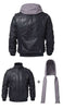 Fashion Motorcycle Leather JACKET Men Slim Fit Oblique Zipper PU JACKET - Verzatil 