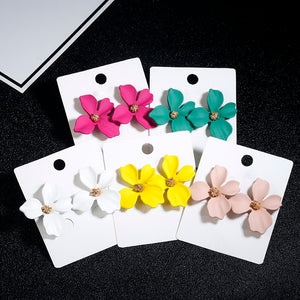 Small fresh earrings super fairy flower earrings - Verzatil 