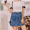 Denim (Jeans) Skirt High Waist - Women's Bottom - Verzatil 