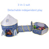 Children Play Tent Space Capsule Yurt Three-piece Crawling Tunnel And Ball - Verzatil 