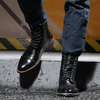 Plus size British style men's boots leather boots men's shoes - Boots Shoes - Verzatil 