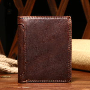 Men's Business Vintage Leather Wallet - Verzatil 