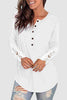 Lace Detail Button Front T-Shirt