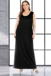 Plus Size Scoop Neck Maxi Tank Dress