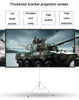 Tripod Projector Screen  100 inch Projector Curtain 16:9/4:3 Matte Gray Fabric Fiber Glass Bracket For HD Projector with Stand Tripod - Verzatil 
