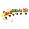 Train Truck Wooden Geometric Blocks Toys Kids Developmental Baby Educational Track Toys - Verzatil 