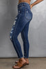 Distressed High Waist Skinny Jeans