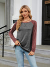 Round Neck Raglan Sleeve T-Shirt