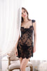 Sexy Adult Sexy Lingerie Sling Steel Support Lace Nightdress Transparent Pajama Set - Verzatil 