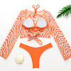 Swimsuit Bikini Three-Piece Mesh Swimwear - Verzatil 