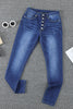 What You Want Button Fly Pocket Jeans