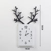 Simple Wooden Antler Wall Clock - Verzatil 