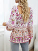 Square Neck Printed Blouse